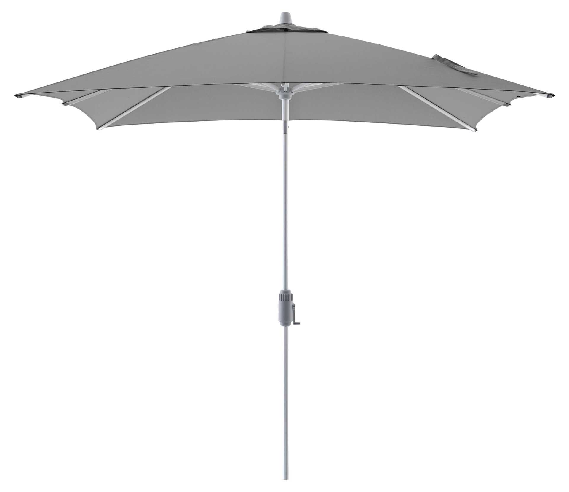 Comfort Uno Pure Sonnenschirm 250x250cm, eloxiert/anthrazit