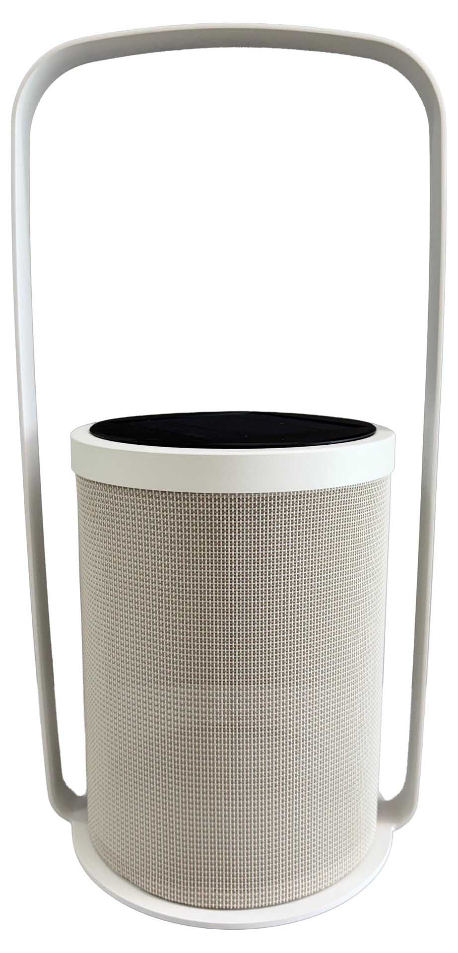 Luna Solar-Leuchte 25cm ø, 51cm hoch, weiß