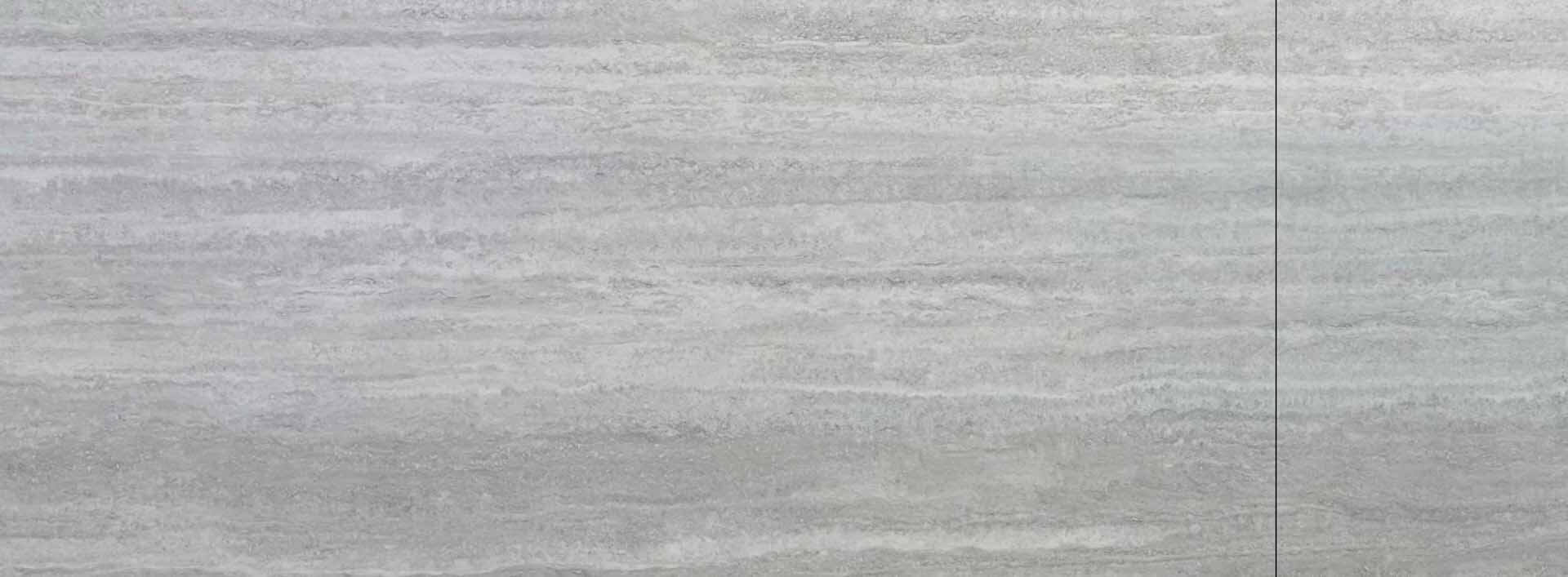 Tischplatte 220/270x100cm rechteckig, Keramik travertino silver (6mm)