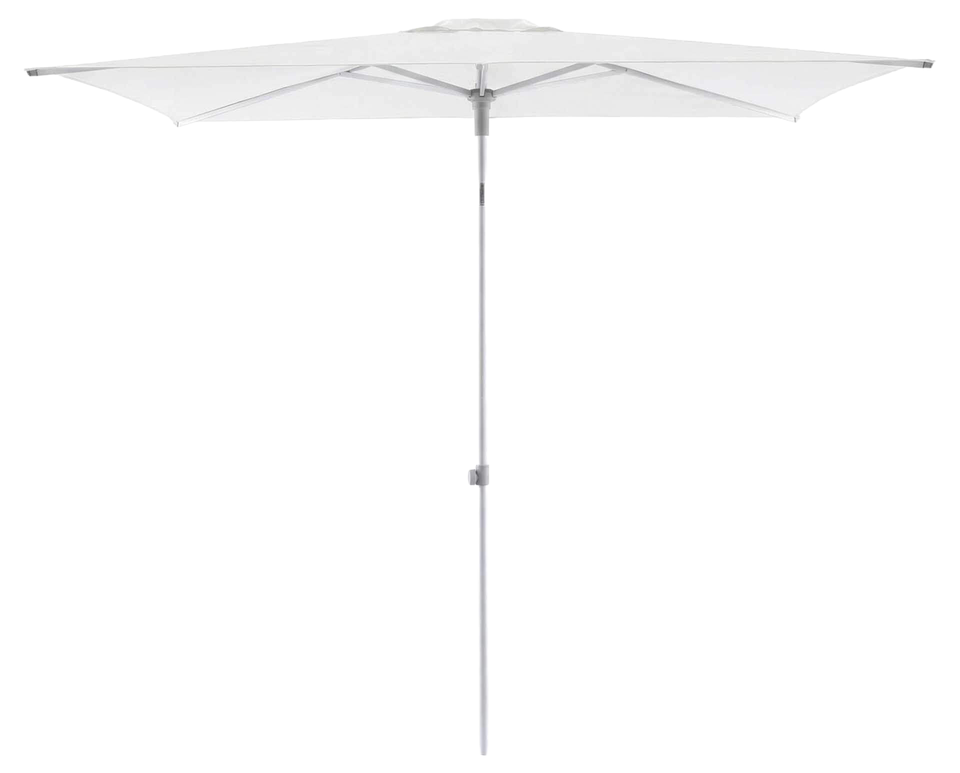 Solid Uno Pure Sonnenschirm 210x150cm, eloxiert/Pure canvas
