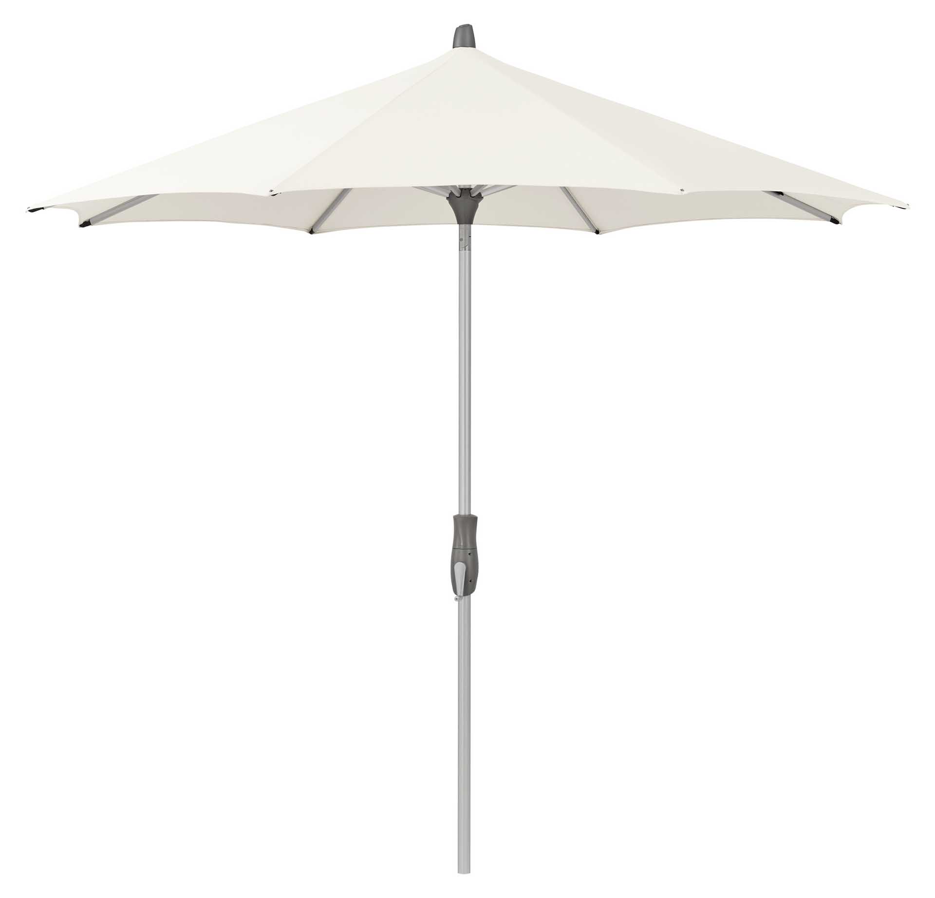 ALU-TWIST Sonnenschirm 330cm rund, Stoff 158 off white