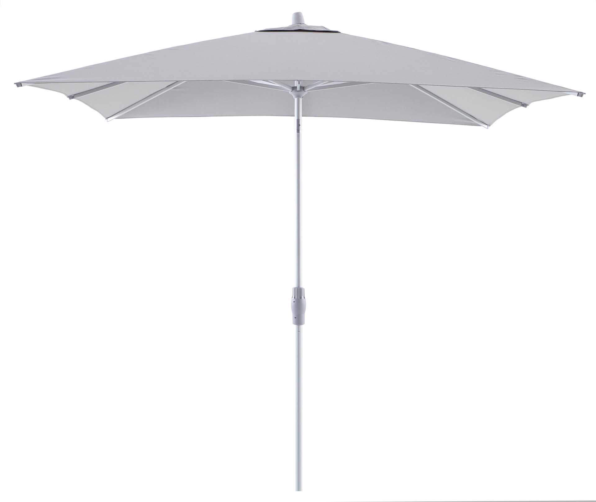 Comfort Uno Select V1 Sonnenschirm 250x250cm, eloxiert/lightgrey