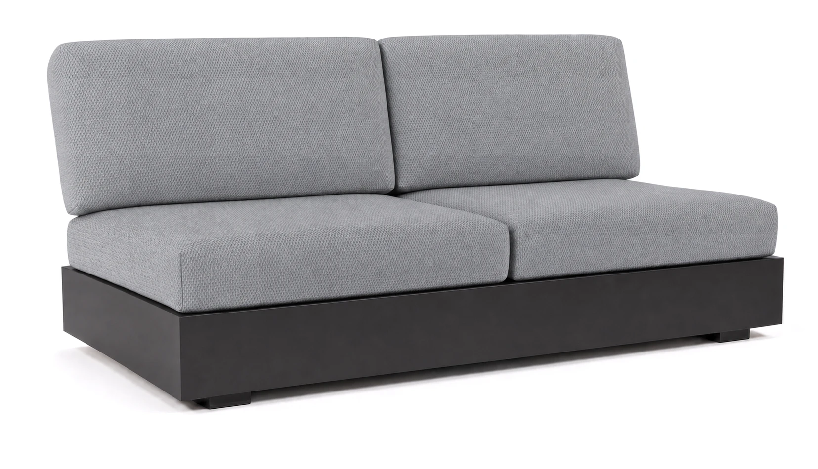 Bari 2-Sitzer Lounge Sofa grau/Sunbrella® lopi ash R043