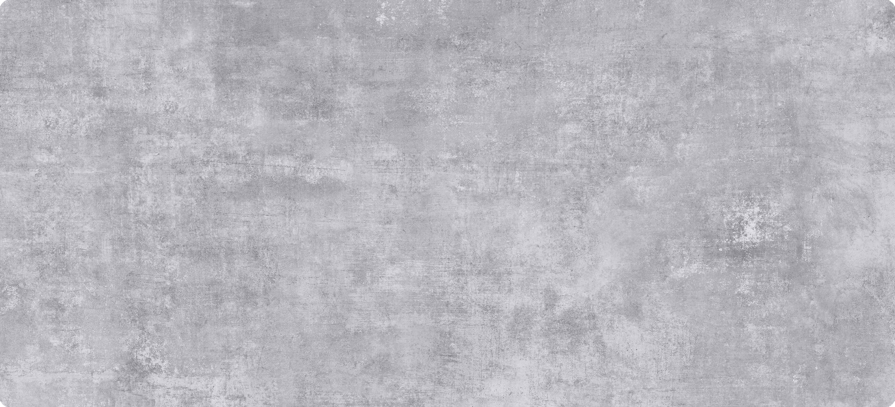 Tischplatte 220x100cm Ecken abgerundet, HPL granit hellgrau, 8mm