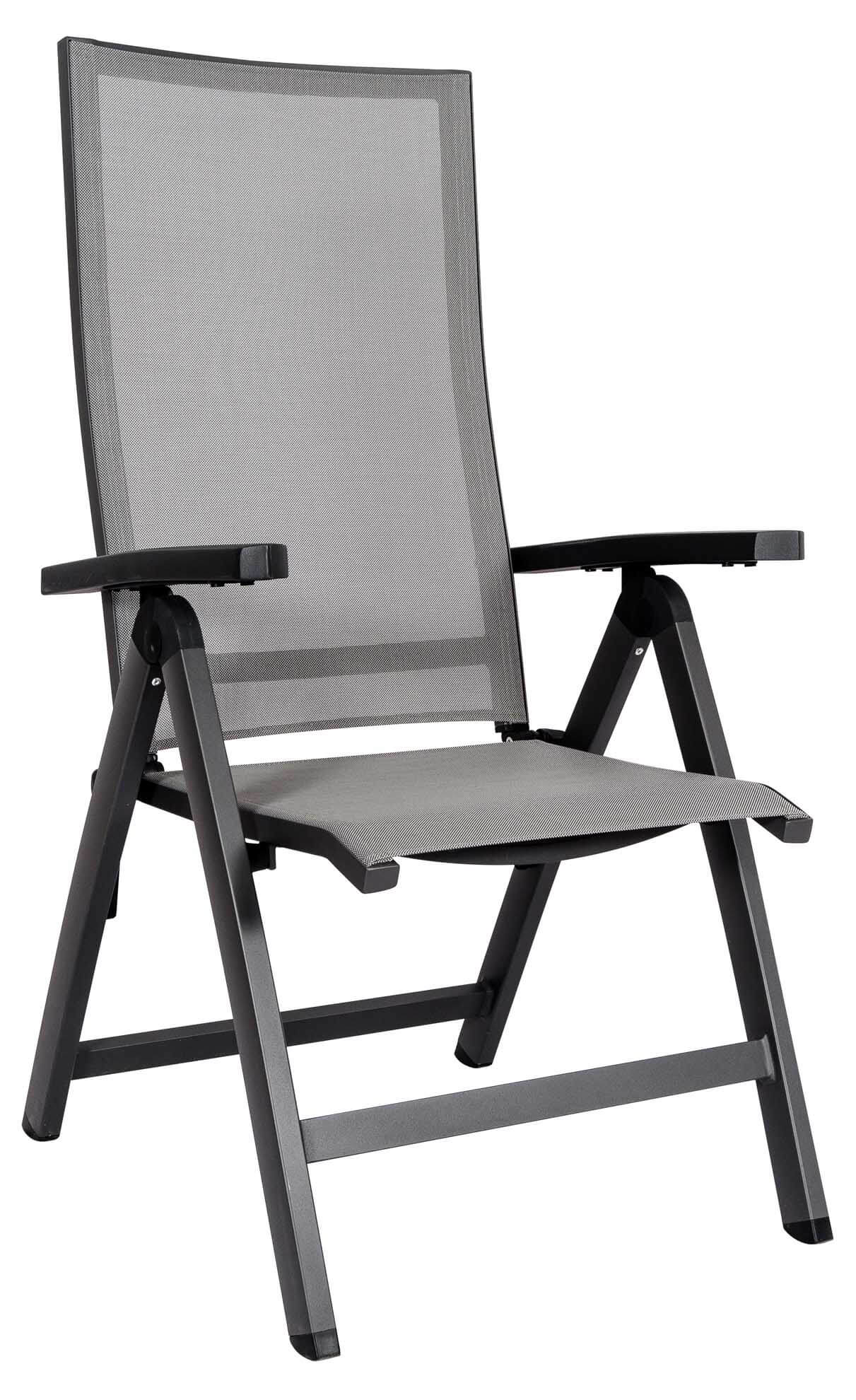 Tinos Verstellsessel eisengrau/silbergrau