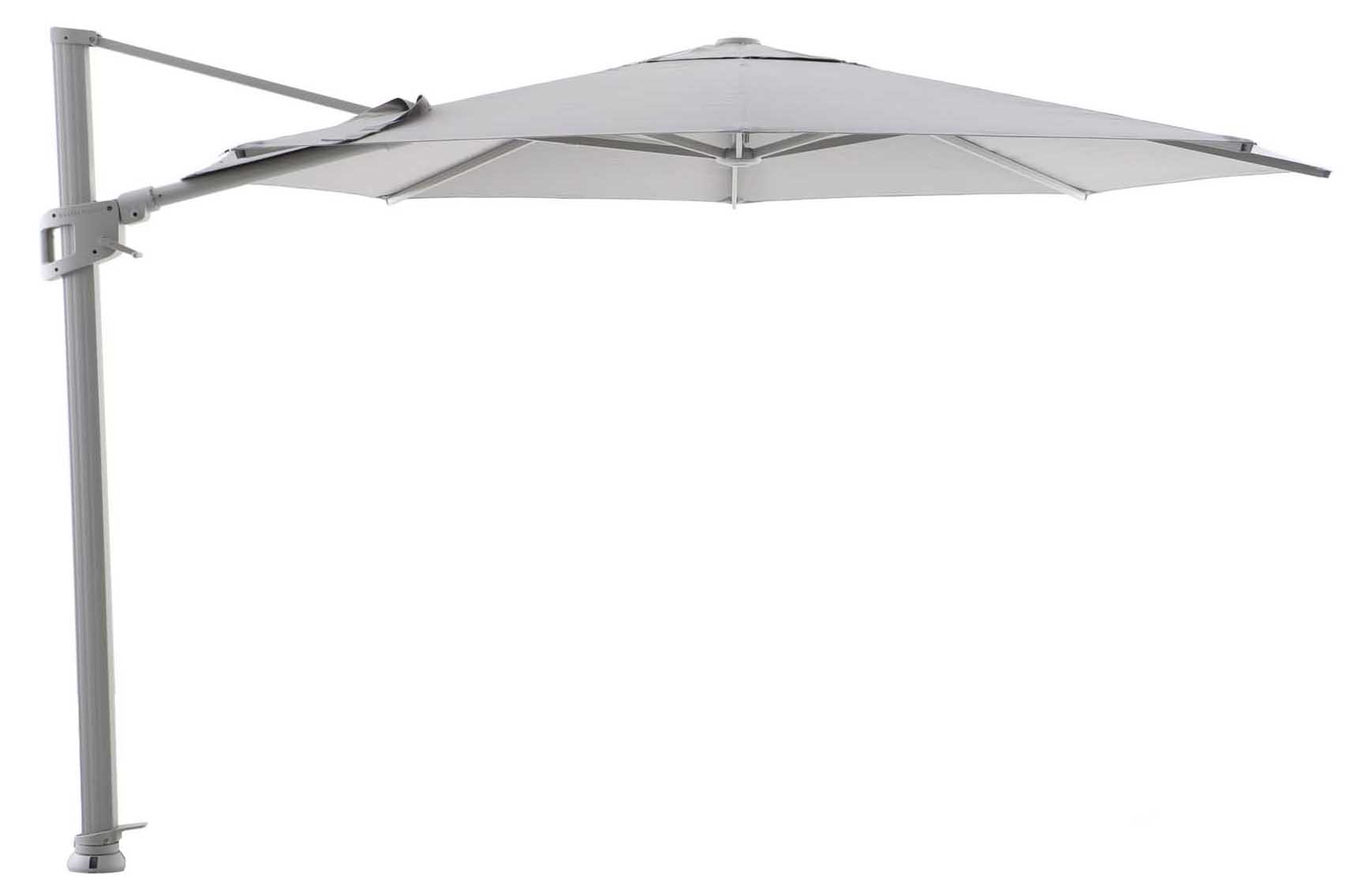 Solara Luxe Freiarmschirm 350cm rund, dune/smoke