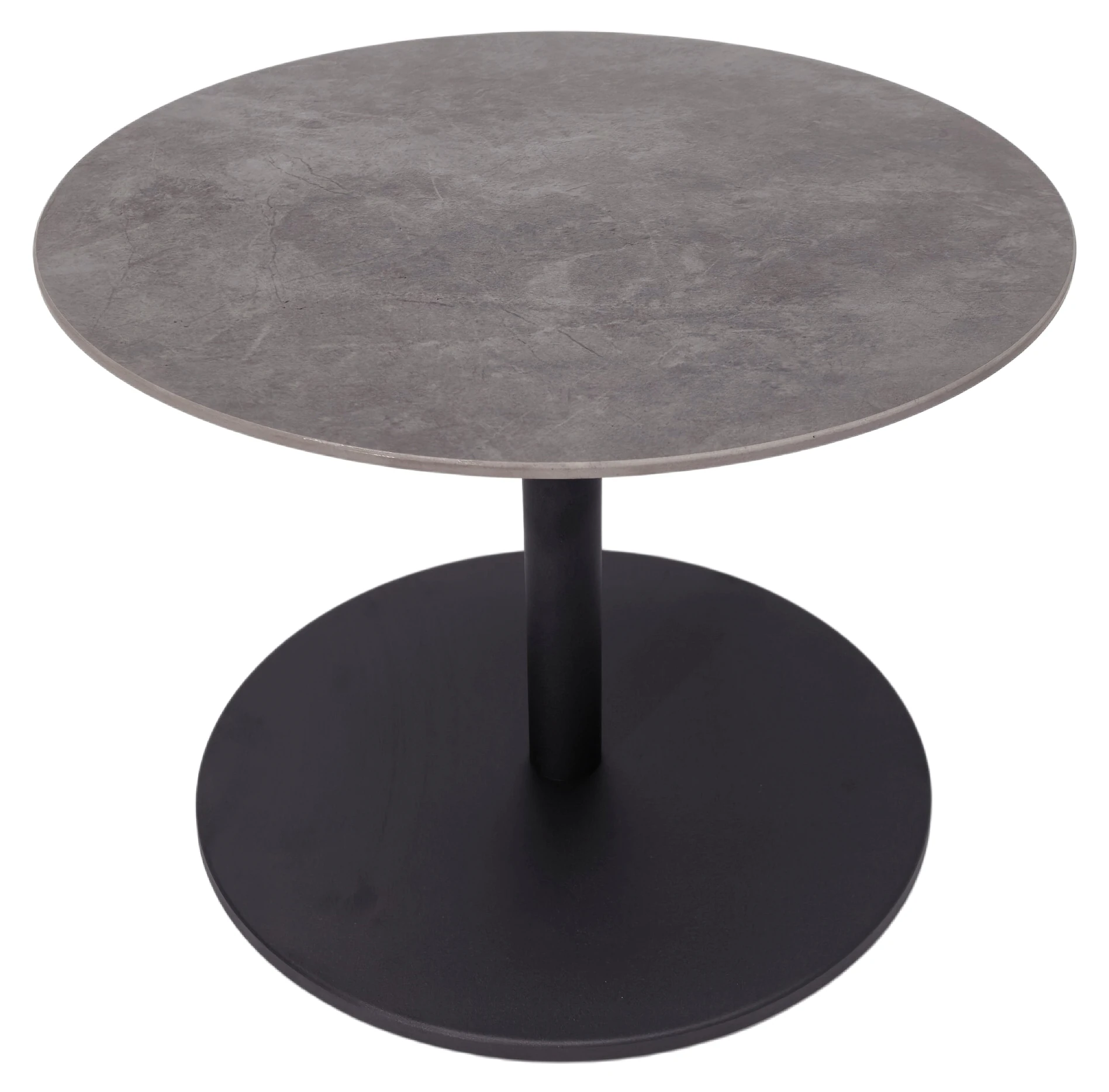 Enzo Kaffeetisch 45cm rund, eisengrau/Keramik verona grey