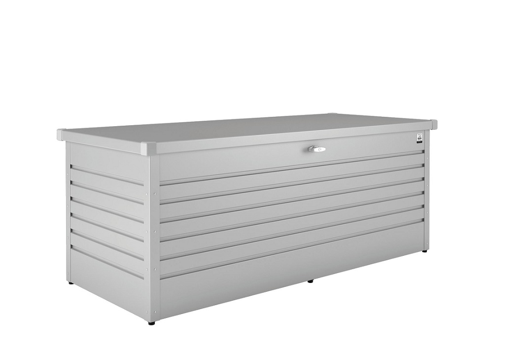 FREIZEITBOX 180 Kissenbox 181x79x71cm, silber-metallic, zerlegt