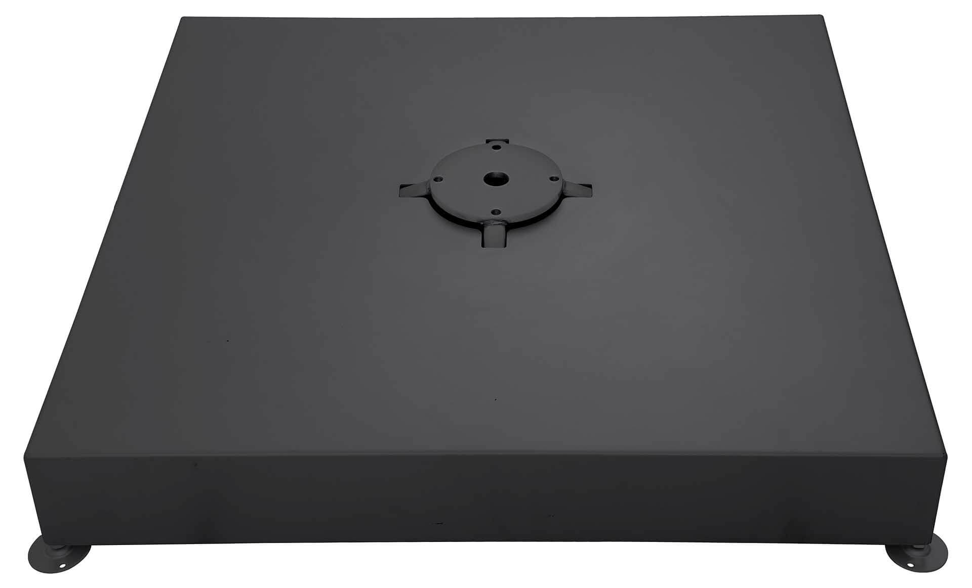 Standrahmen für 12 Platten 40x40x4cm (ca. 190kg), inkl. Abdeckung Alu, eisengrau