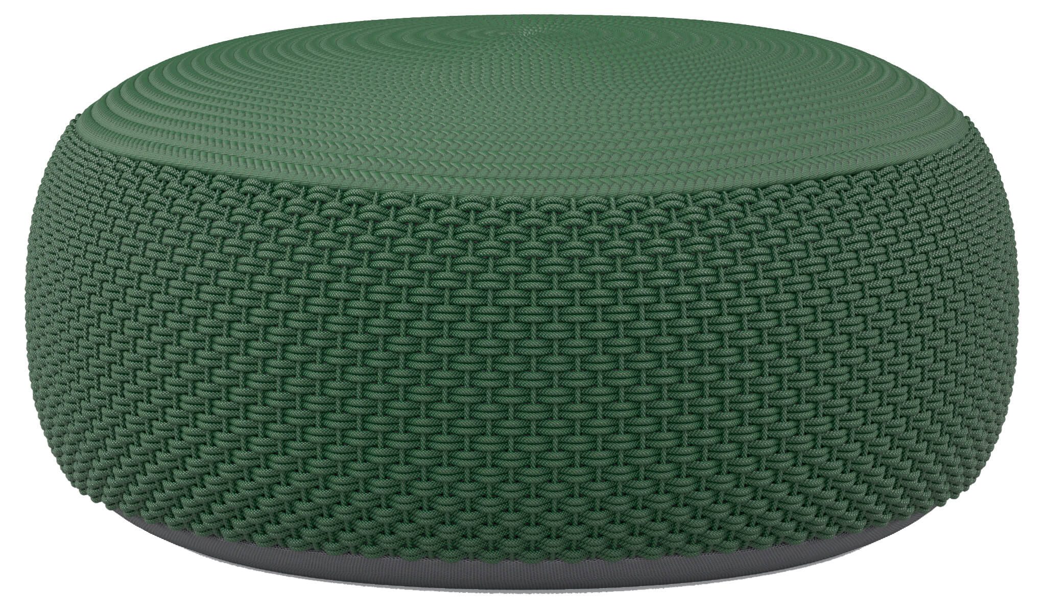 Pouff Cylinder Ø 80cm, Höhe 30cm, olive green