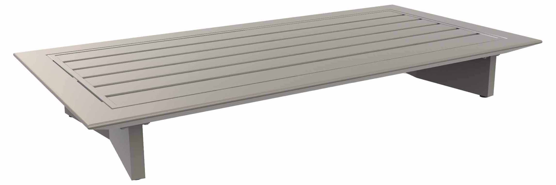 Arbon 2-Sitzer Lounge Basismodul 180x90cm, sand