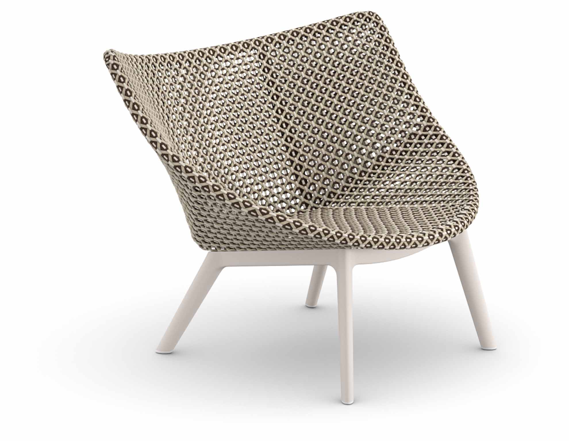 MBRACE Sessel niedrig Alu lipari/pepper