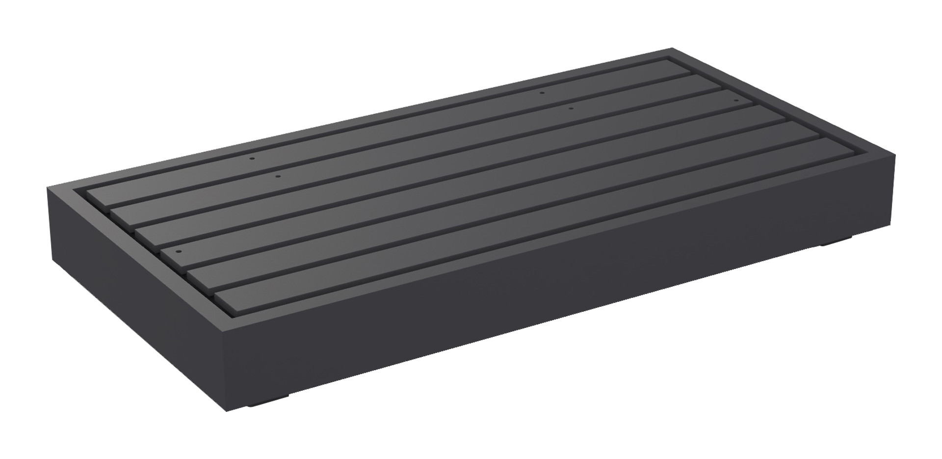 Bari 2-Sitzer Lounge Basismodul, eisengrau