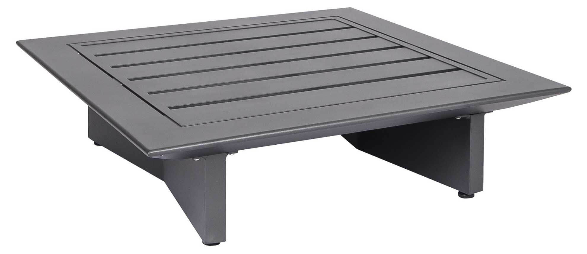 Arbon 1-Sitzer Lounge Basismodul 90x90cm, eisengrau