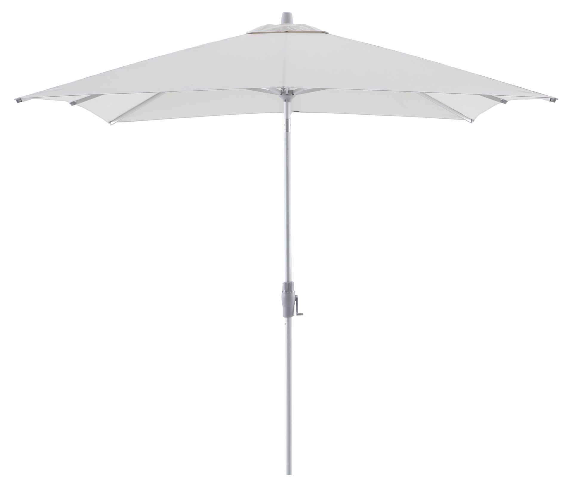 Comfort Uno Select V1 Sonnenschirm 250x250cm, eloxiert/canvas