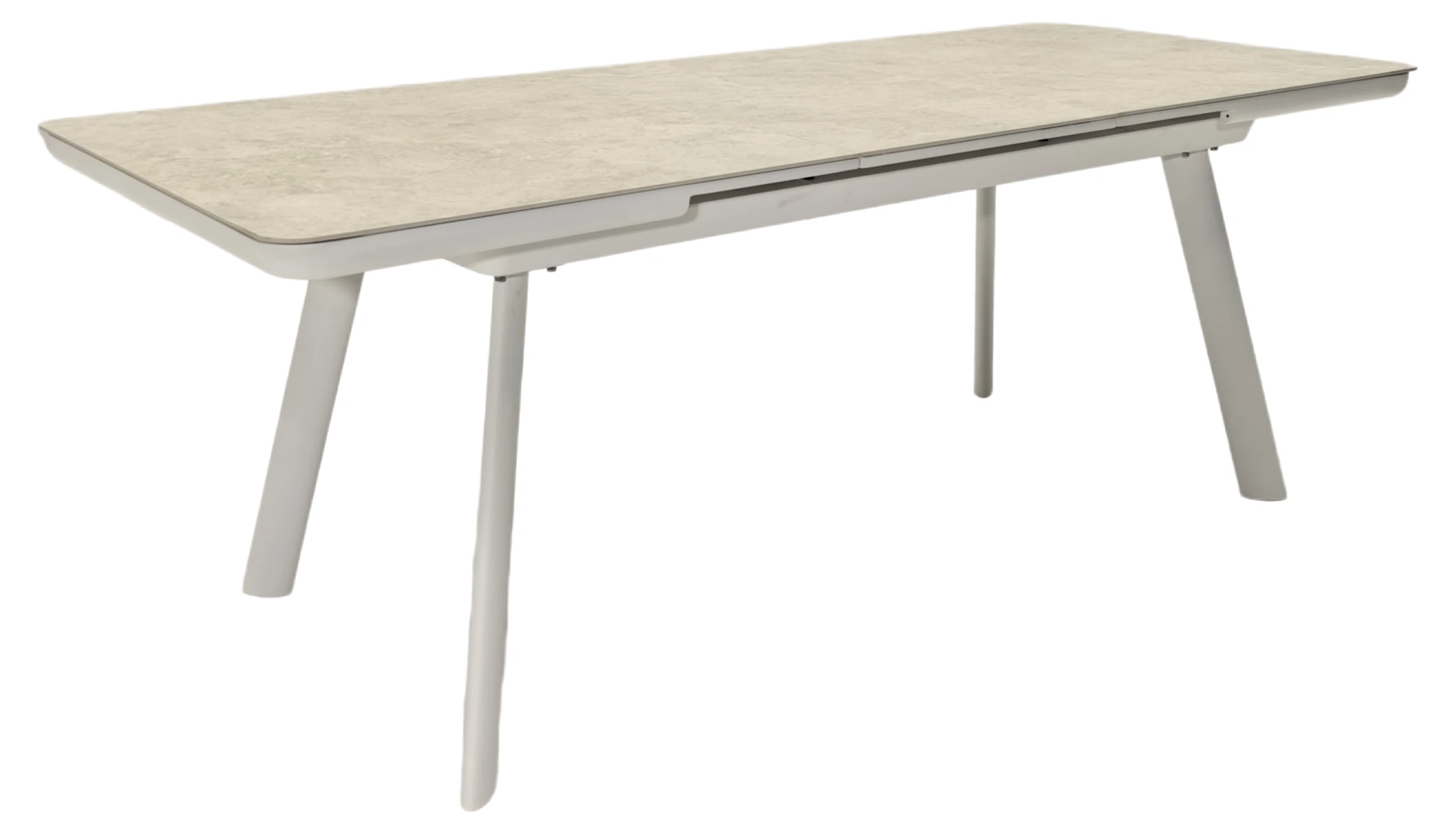 Moby Ausziehtisch 164/214x90cm, Aluminium/Keramik