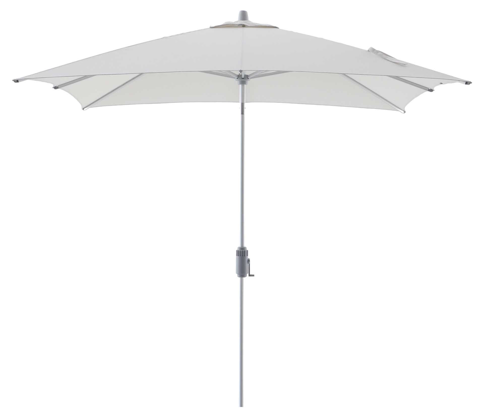 Comfort Uno Pure Sonnenschirm 250x250cm, eloxiert/canvas