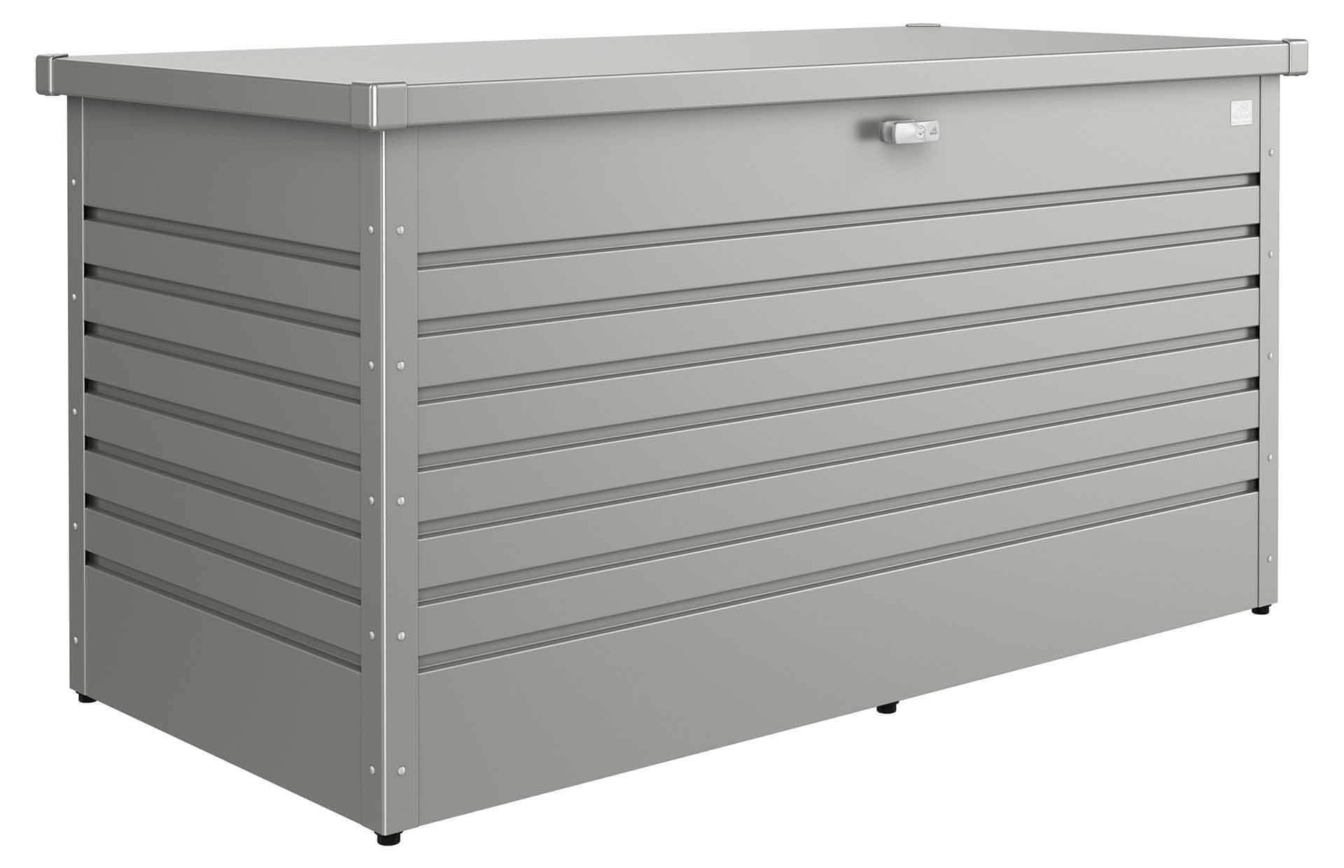 FREIZEITBOX 160HIGH Kissenbox 160x76x83cm, quarzgrau-metallic, zerlegt