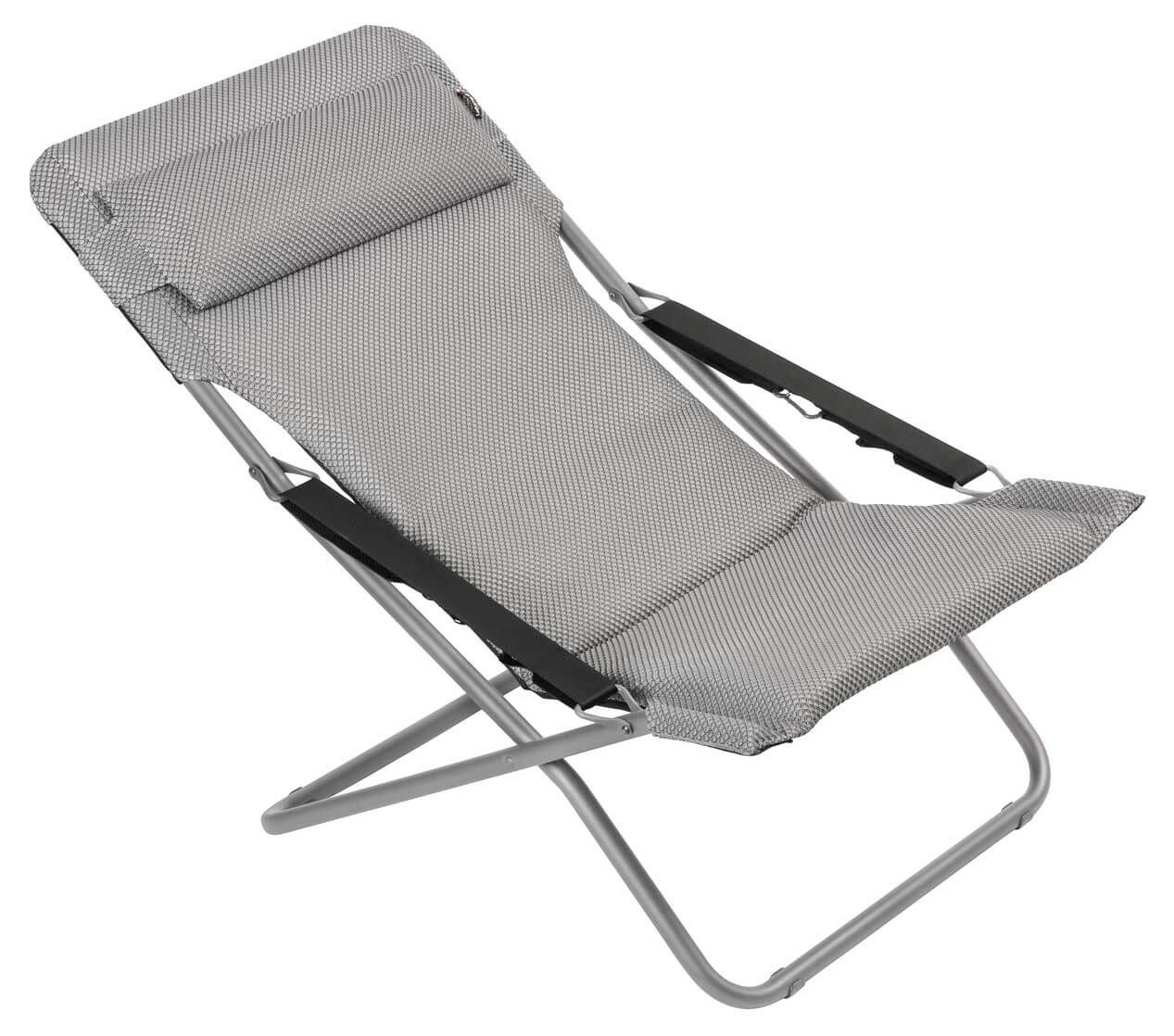 Transabed Be Comfort Liegestuhl, titan/silver