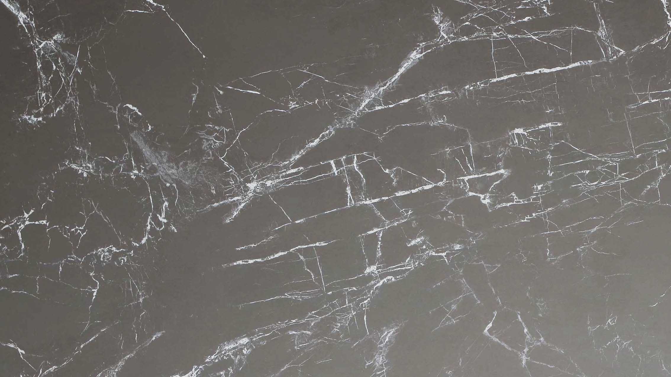 Tischplatte 160x90cm rechteckig, Keramik grey marble (6mm 1mm)