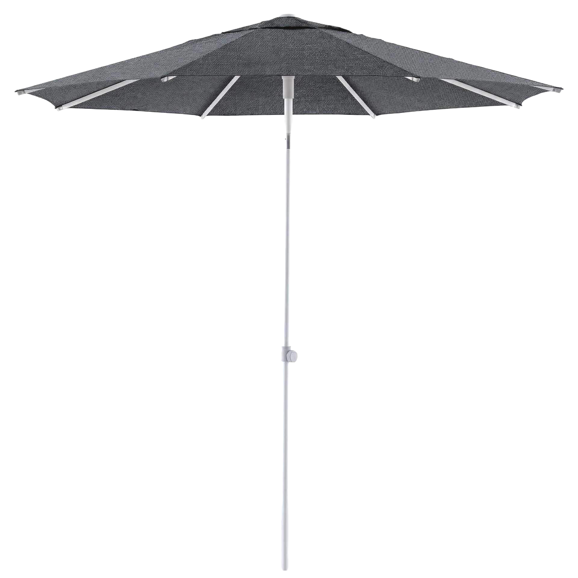 Solid Uno Pure Sonnenschirm rund Ø 250cm, eloxiert/Pure anthrazit