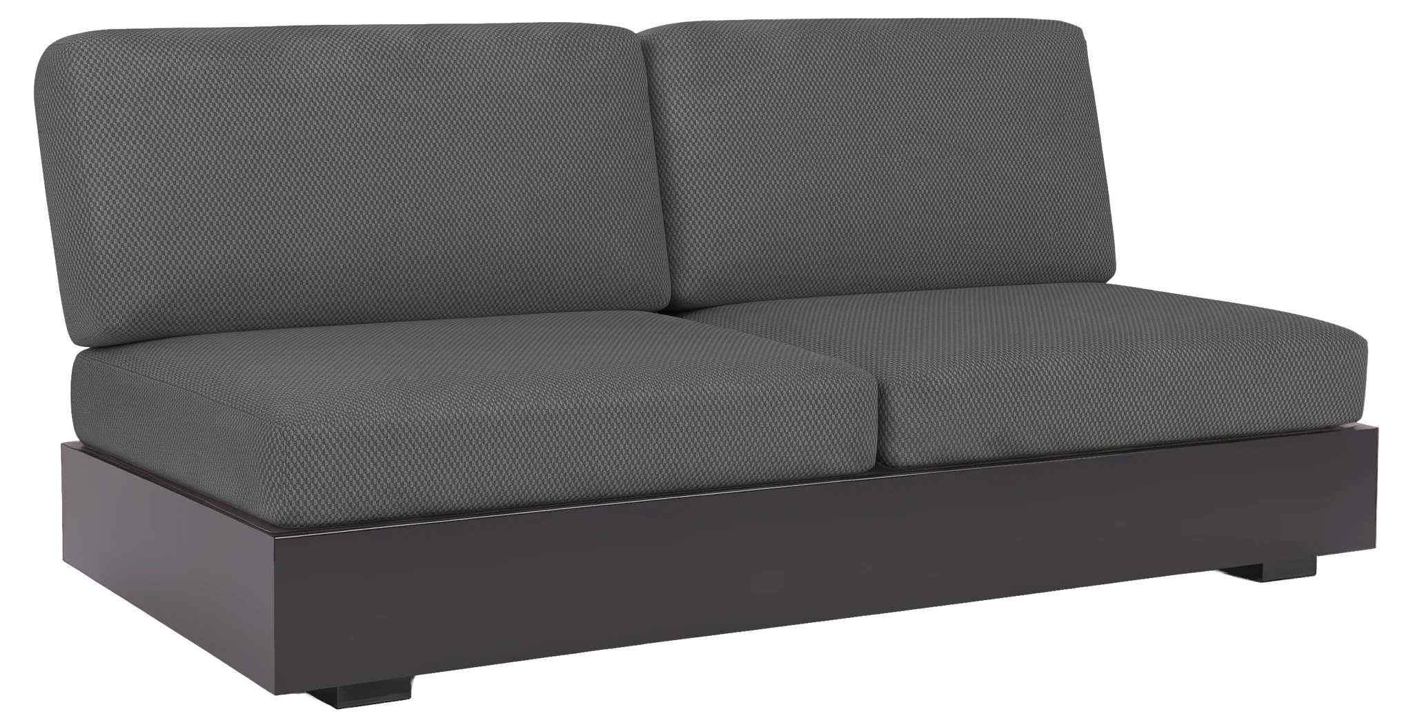 Bari 2-Sitzer Lounge Sofa grau/Sunbrella® lopi shadow R013