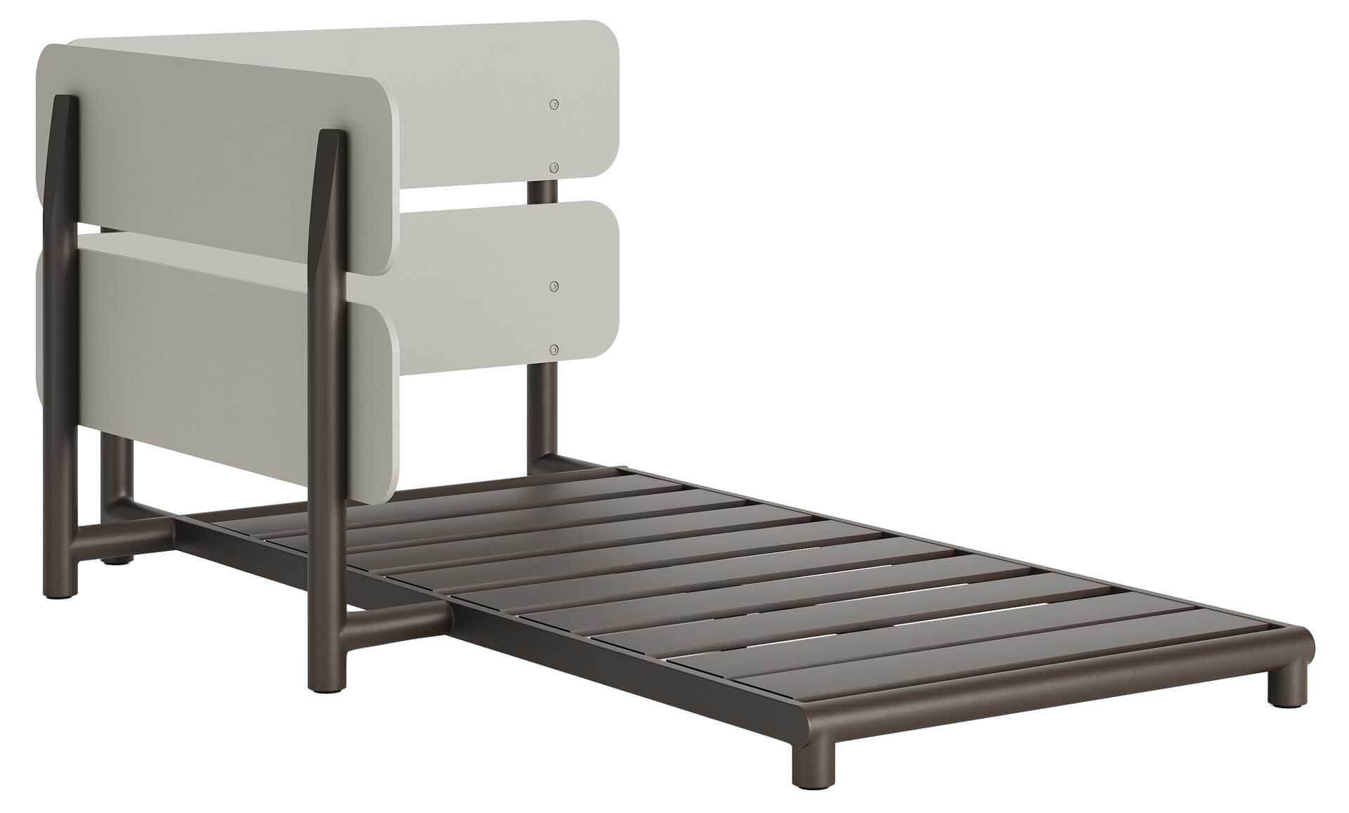 Polo Lounge Recamiere rechts, bronze/dune