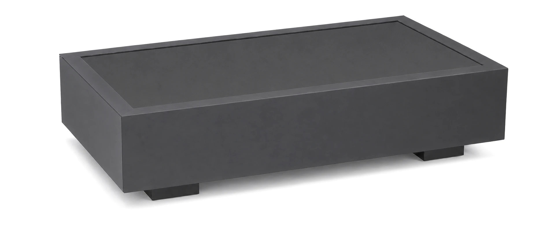 Bari Lounge Kaffeetisch 90x45cm, grau/Dekton eter