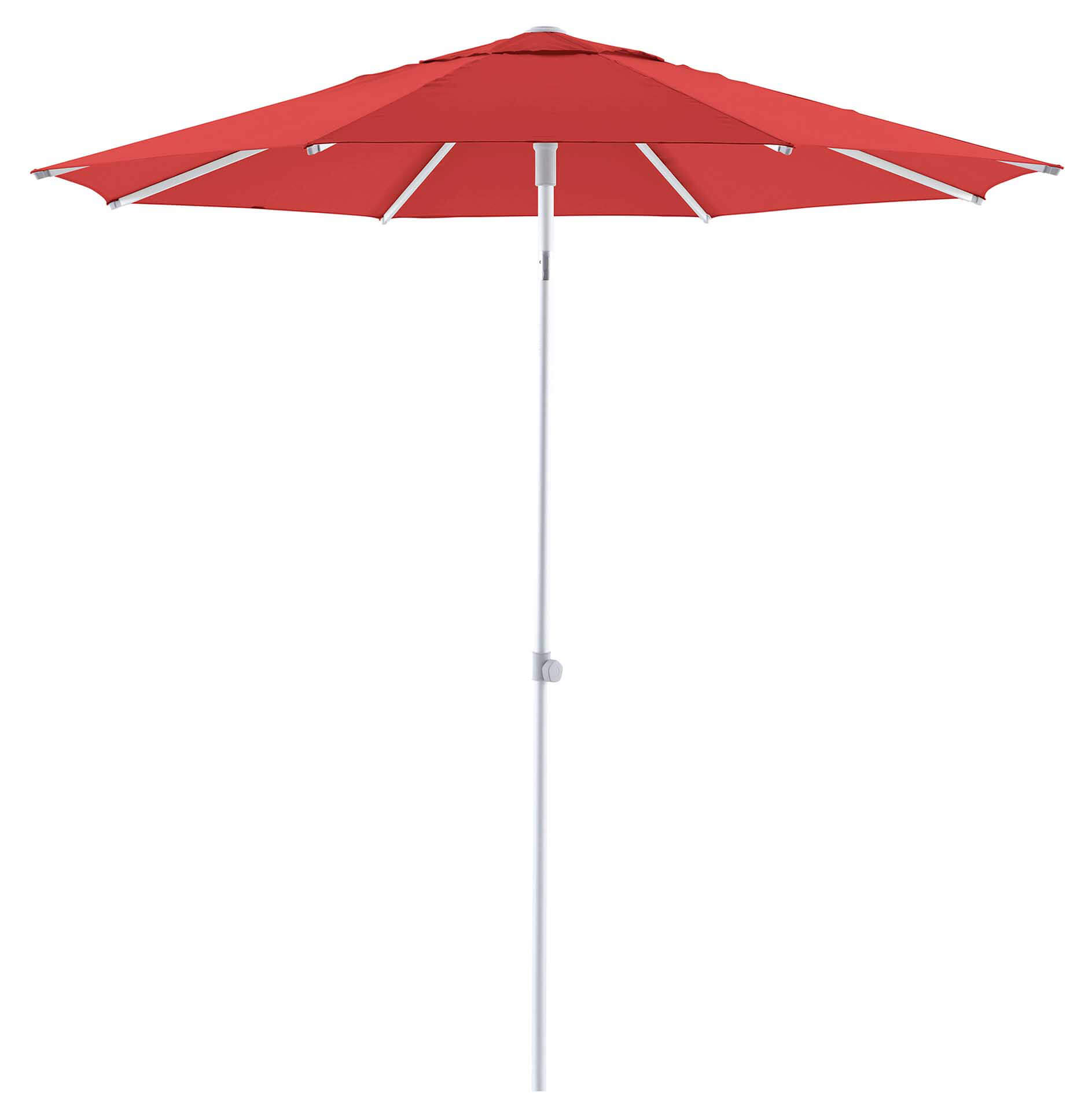 Solid Uno Select Sonnenschirm rund Ø 250cm, eloxiert/red