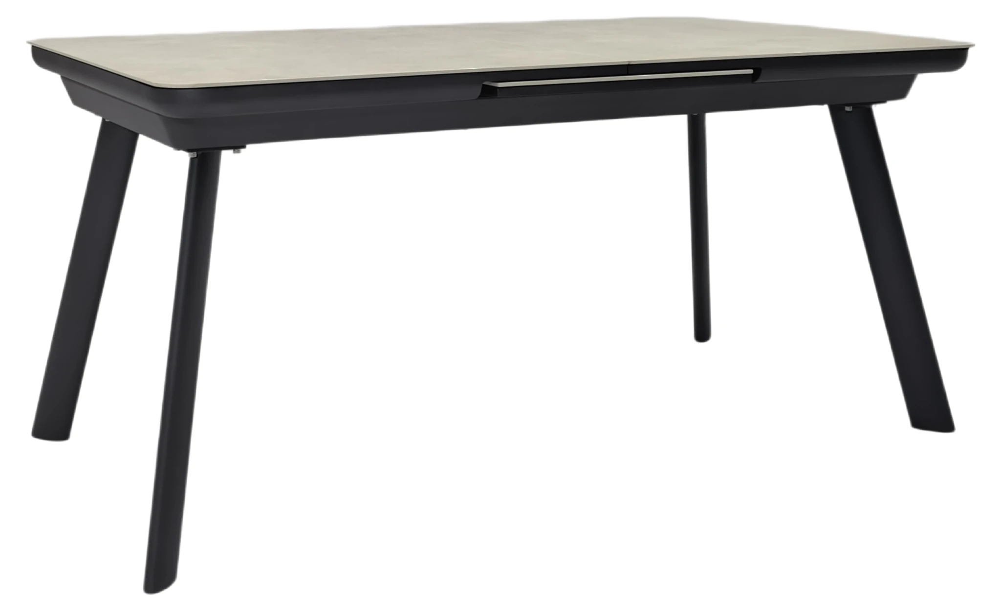 Moby Ausziehtisch 164/214x90cm, Aluminium/Keramik