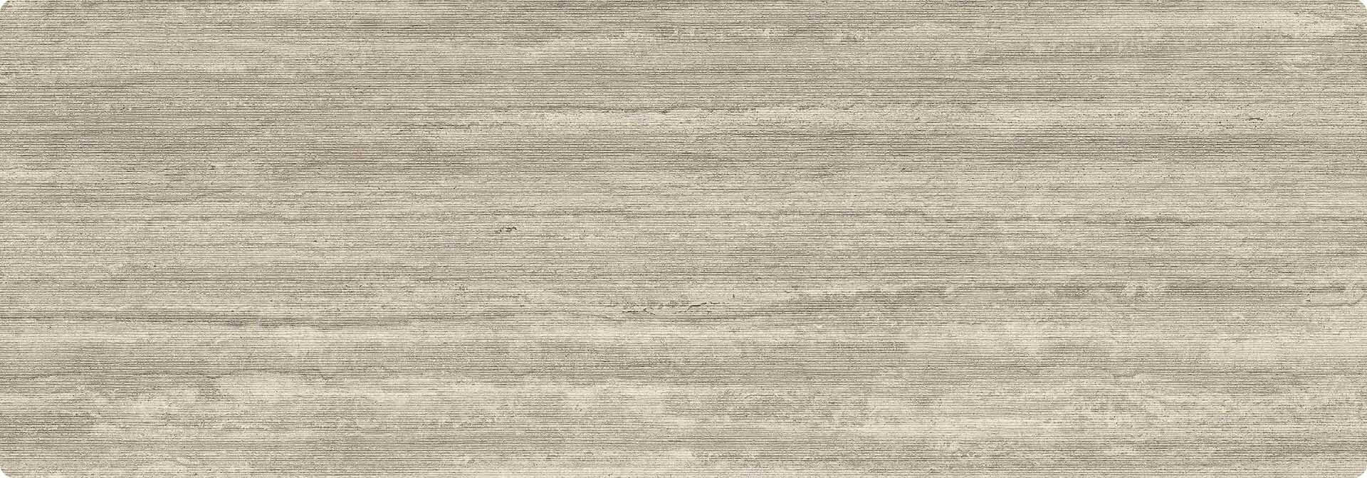 Tischplatte 300x105cm Ecken abgerundet (Radius R50), Keramik travertino beige (6mm)