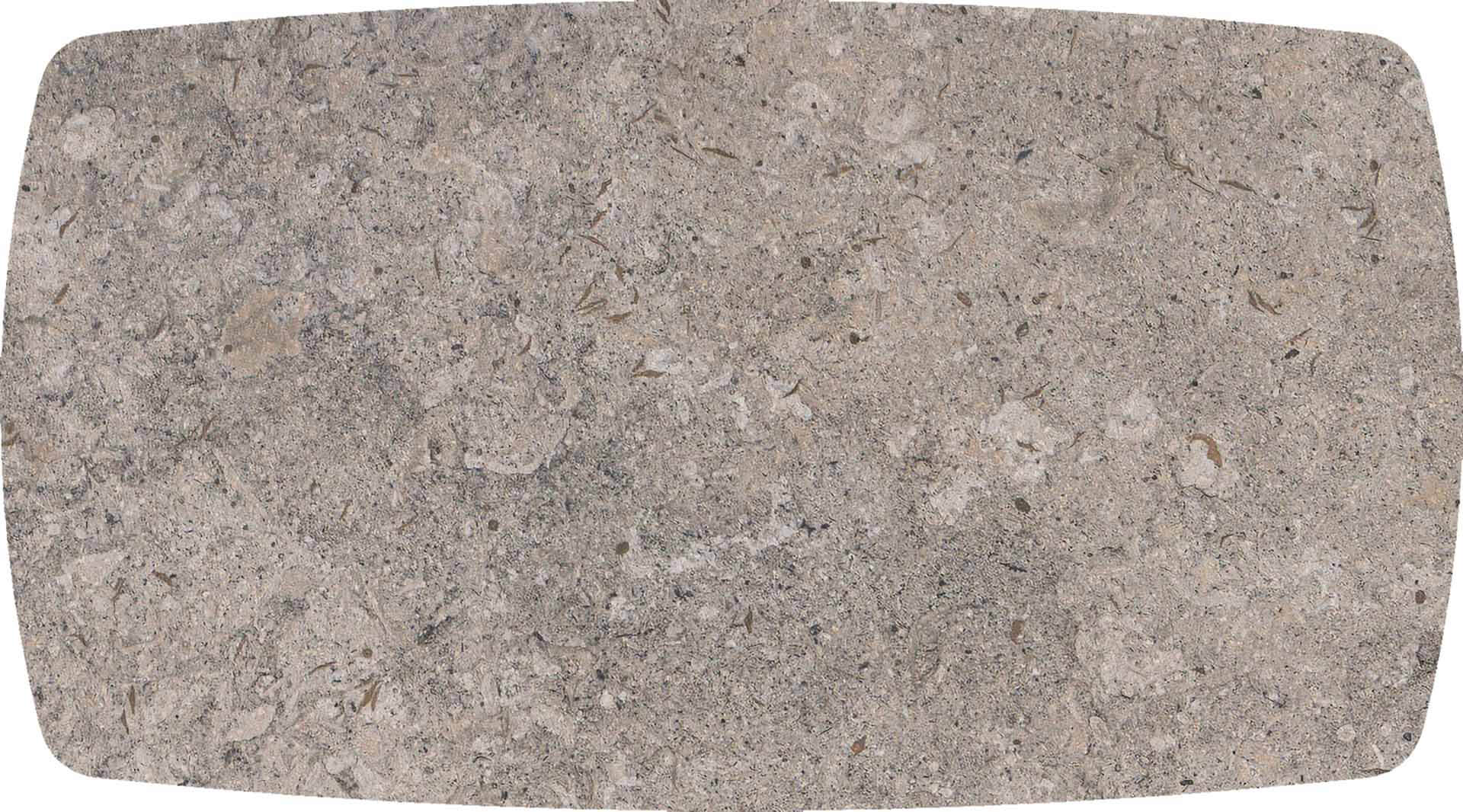 Tischplatte 180x100cm Bootsform, Dekton pietra grigio (8mm)