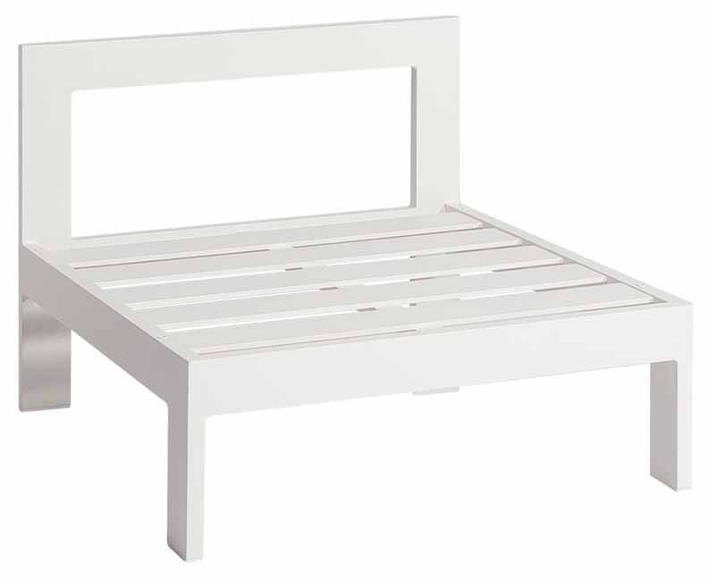 Vigo Lounge Modul Mittelteil, weiß