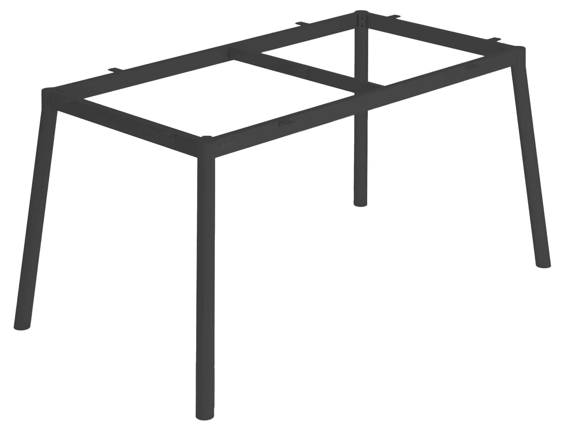 Durham Tischgestell 157x87cm, eisengrau