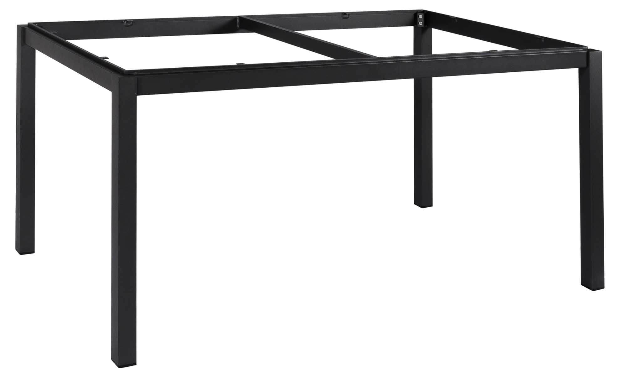 Lugo Tischgestell 160x90cm rechteckig, eisengrau