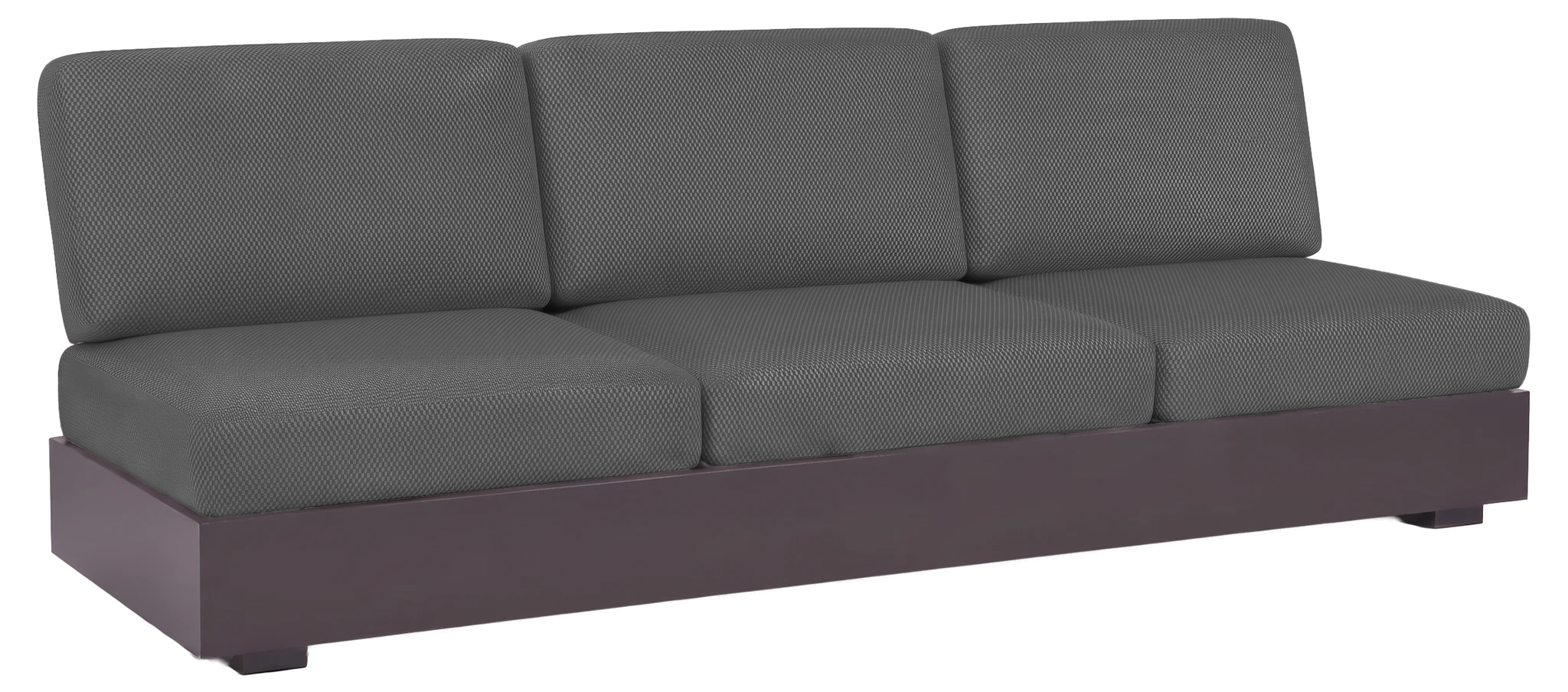 Bari 3-Sitzer Lounge Sofa grau/Sunbrella® lopi shadow R013