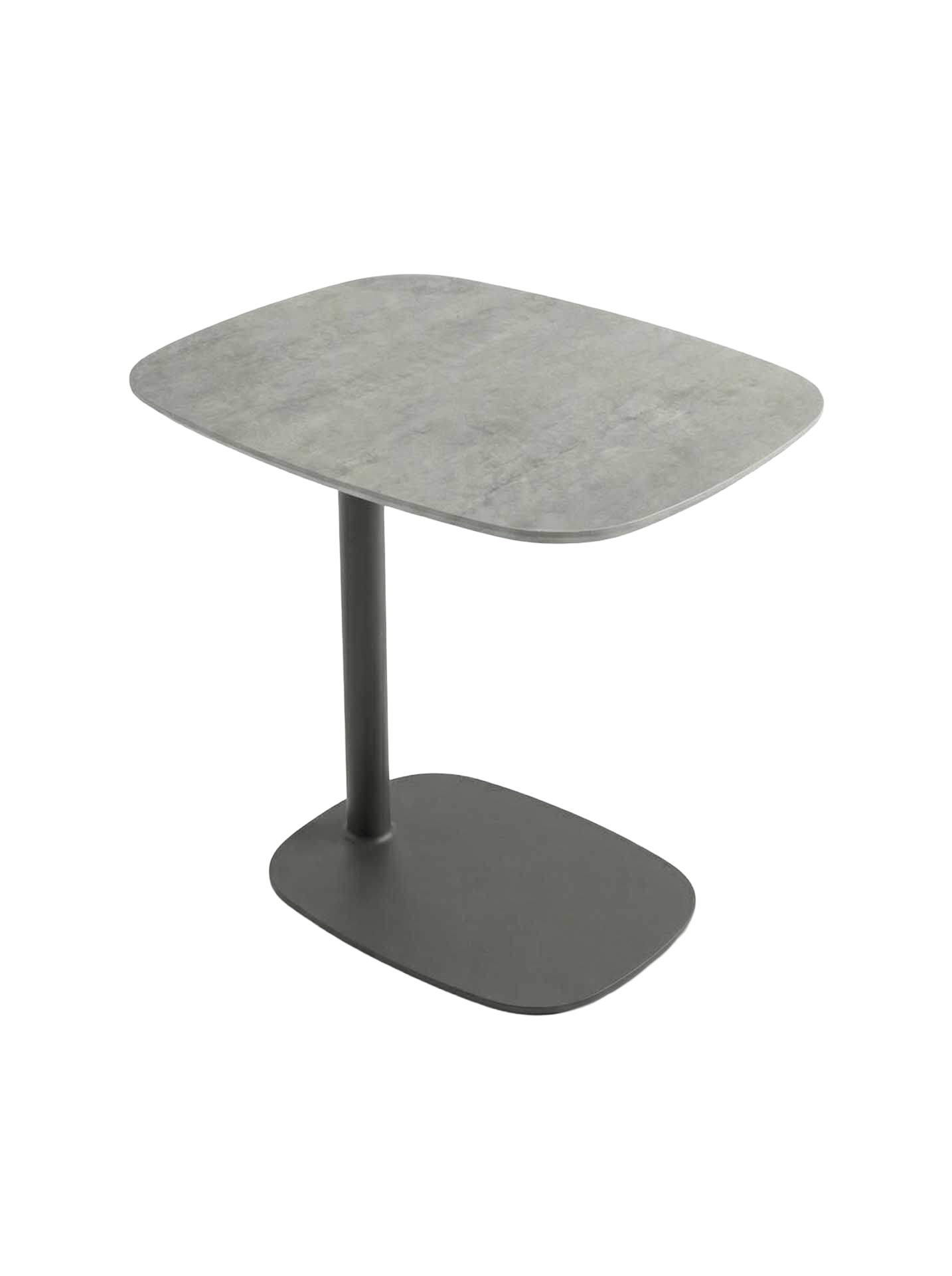 Solo Beistelltisch eisengrau/Keramik grau