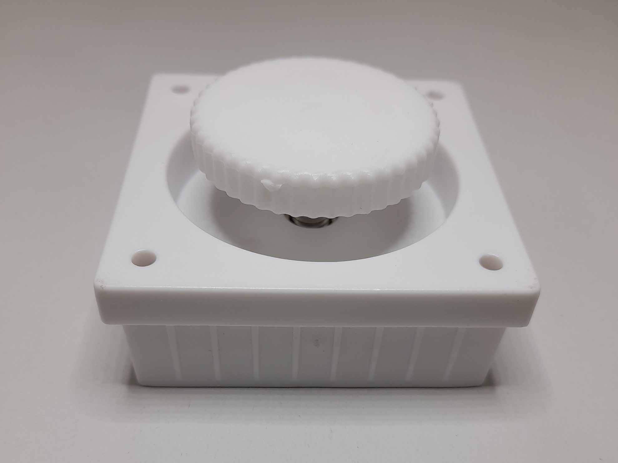 Fußkappe zu Kos Tisch Aluminium 220/280/340x100cm, weiß