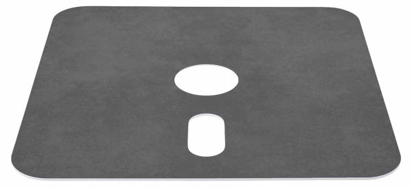Decorplatte zu Rollensockel M4, 120 kg, Kunststoff