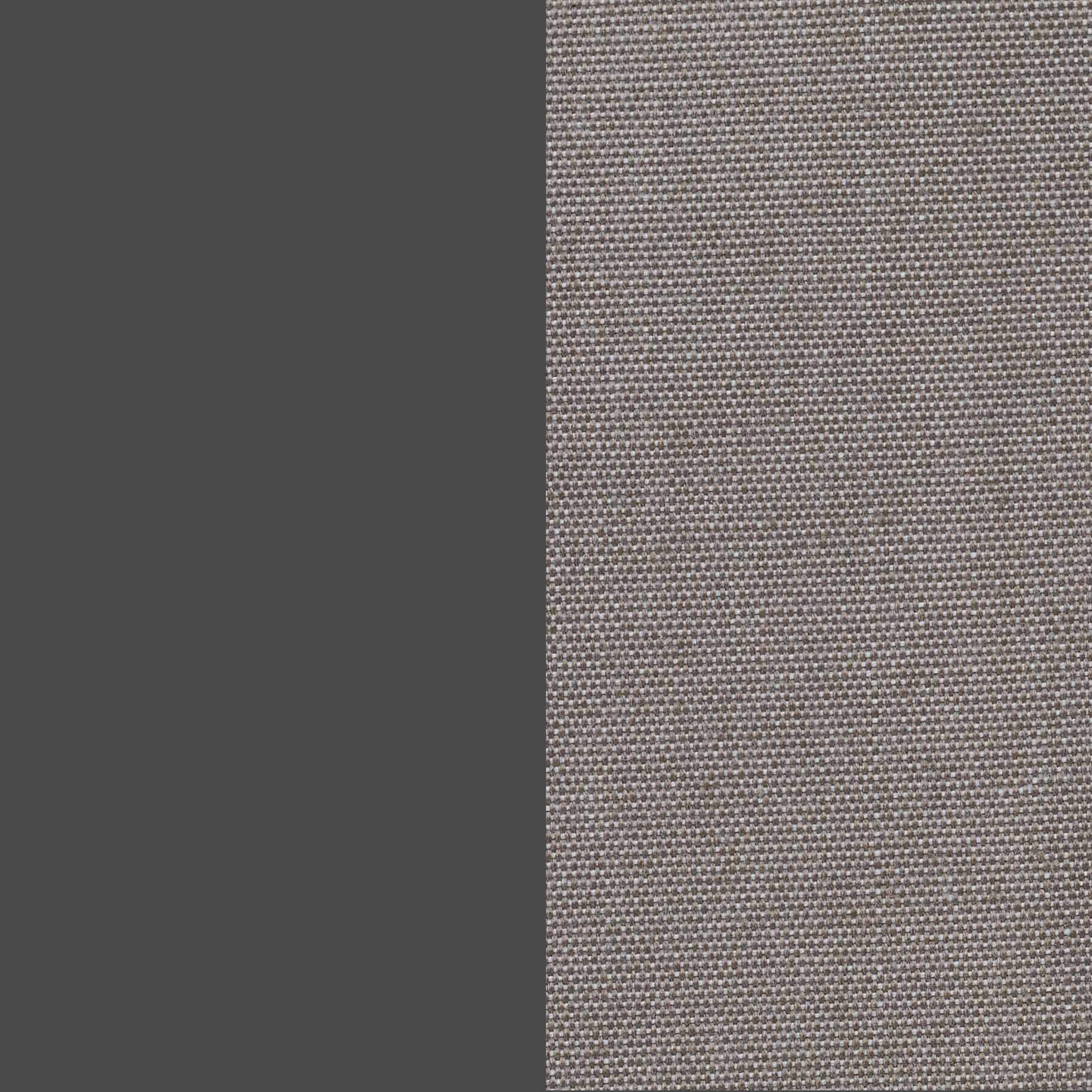 Gestell 301 anthrazit / Stoff 461 taupe