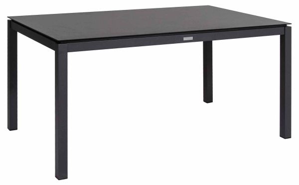 Jura Tisch 150x90cm Alu/Glas-Keramik
