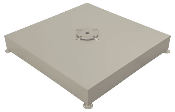 Standrahmen für 8 Platten 40x40x4cm (ca. 130kg), inkl. Abdeckung Aluminium