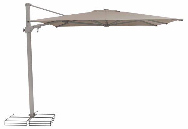 Varioflex Ampelschirm 330x270cm eckig