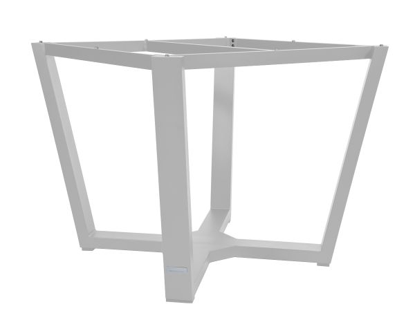 Jati & Kebon Evora Tischgestell für Platten 130-150cm rund, weiß