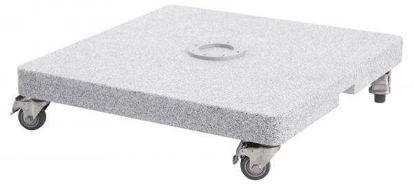 Granitsockel 130kg mit Rollen für Freiarmschirme